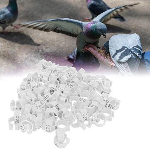 Anel Pé de Pássaro Marca Anel Perna de Aves Anel Pombos 001 100 Numerado 12Mm Kit para Pombos Suprim