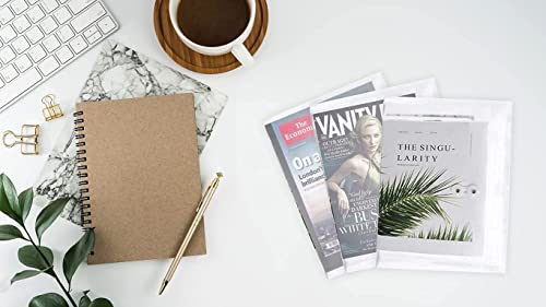 18 Packs Plastics Legal Size Filing Envelopes Clear File Folders With String Closure, 1" Expansion, Expandable Poly Project Paper Documents Organizer For Office School Or Home #TOP5