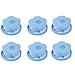JERFER 6PC Filtrant Sac Réutilisable Sac filtre à linge Fleur Forme Fleur Filtre À Cheveux Poche en Maille pour (Bleu, Taille unique)