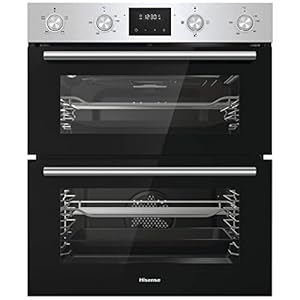 Hisense BID79222CXUK Built Under Electric Double Oven – Stainless Steel – A/A Rated, Extra Large