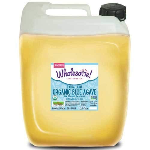 Wholesome Live Sweetly Organic Extra Light Agave 5 Gal