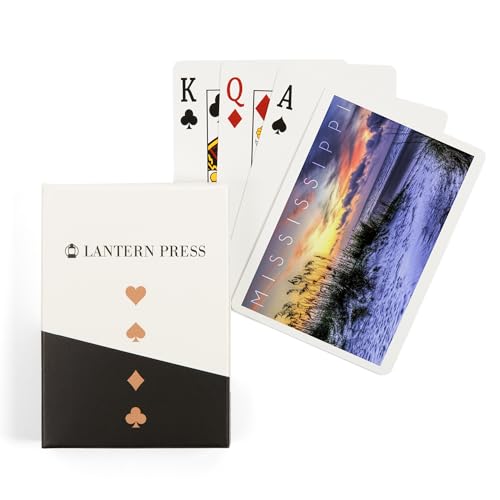 Baraja de 52 cartas tamaño póker Mississippi Sunrise