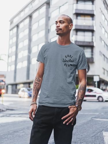 Cool Uncles Club T-Shirt Funny Best Uncle Ever Pocket Tee for Father's Day4