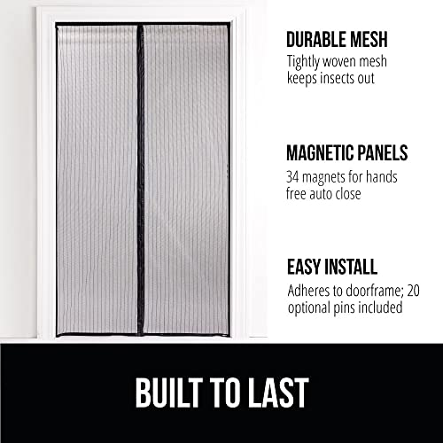 Gorilla Grip 840316702669 Mesh Magnetic Screen Door, Hands Free Curtain Keeps Bugs Out, Automatic Durable Magnet Closure thumb #1