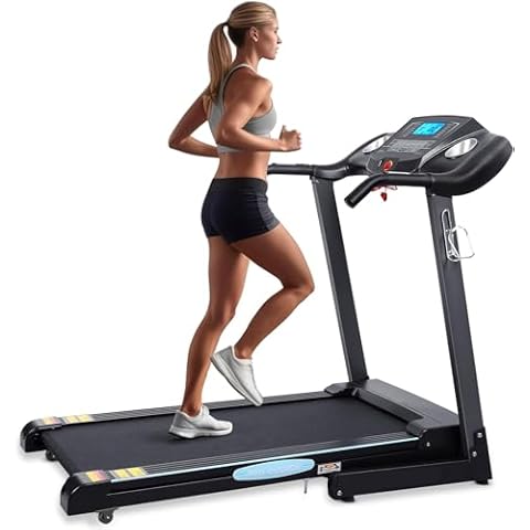 Treadmill with Auto Incline for Home Folding Treadmill with Incline 15 Pre-Set Training Programs Large LCD Display Running Machine Walking Jogging Running Exercise Machine for Office Workout Cover