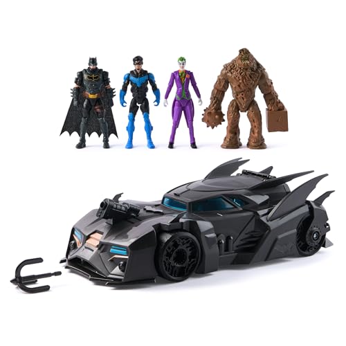 DC Comics Coffret Crusader Batmobile avec 4 figurines articulées jouets pour garçons et filles à partir de - vue 2