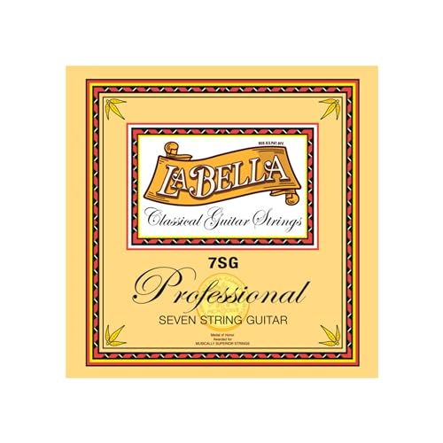 La Bella 7SG Professional Set, Klassik Gitarre 7-saitig