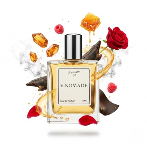 Image of V Nomade Luxury Men's Eau De Parfum | Amber Oud Smoky Scent | Strong & Long Lasting 50ml Perfume Spray for Gifting