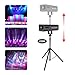 230W Stage Spotlight with Tripod, Manual Control Follow Spot Light, Multi-Color DJ Wash Light with Adjustable Aperture & Zoom for Wedding, Disco, Stage Shows, Concerts, Parties