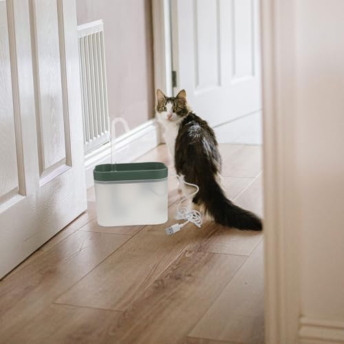Fuente de agua automática para gatos 1.5L con dispensador interior miniatura 5