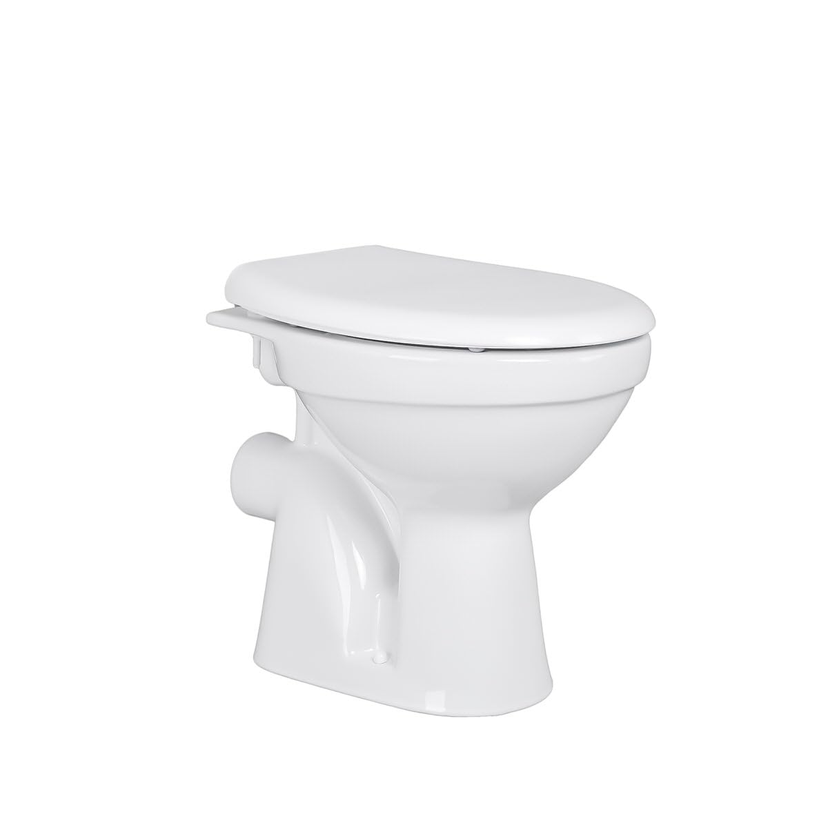 Belvit Inodoro con función bidé, color blanco | Taharet - Tapa de inodoro de cerámica (horizontal, cierre suave)