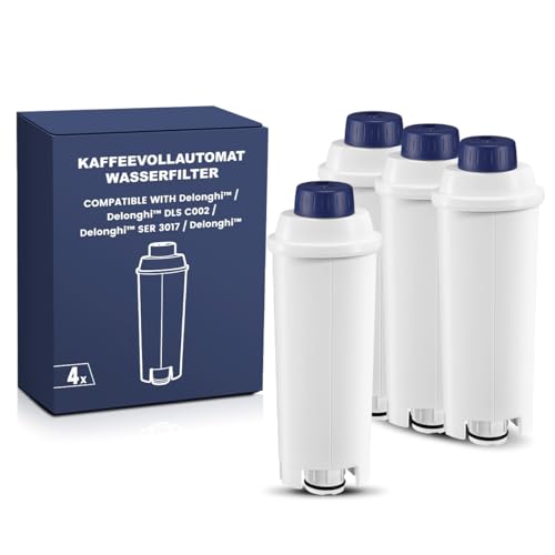Mutital Machine à Café Filtres pour Delonghi Magnificas,Dinamica,ECAM,ESAM,ETAM,Primadonna,BCO,EC Serie Machine à café, Cartouches de Filtre à eau pour Delonghi,...