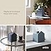 Umbra Casa Cosmetic Tissue Box - Modern and Decorative Tissue Dispenser for Bathroom, Office, Bedroom and More, Slate Blue