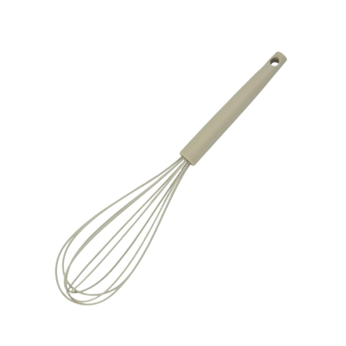 Varillas de Batir para Cocinar Batidor De Huevos De Silicona, Batidor De Huevos Manual For El Hogar, Cocina, Restaurante, Batidor De Manivela Huevos, Espumar, Batir(Beige)