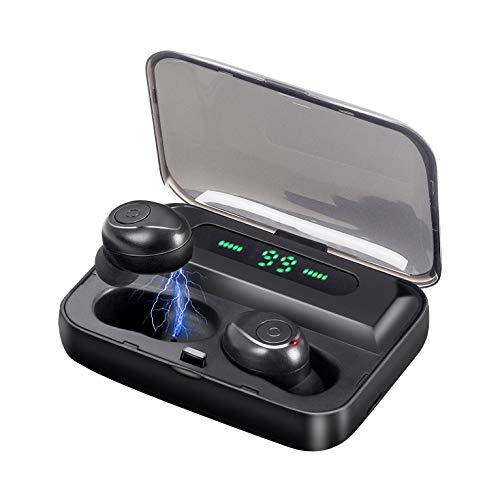 Bluetooth Earbuds, Wireless in-Ear Headphones Stereo Earpiece Earphones, Noise Canceling Mic for iPhone