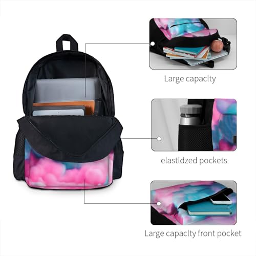 Sac à dos coton rose imprimé bonbon résistant à l'eau pour aventuriers - 4