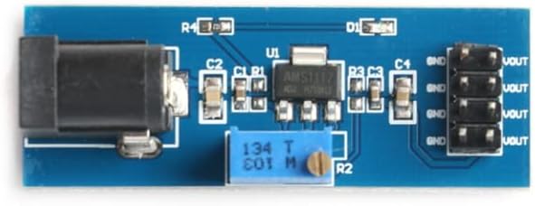 Miniatura 4 de 5 unids AMS1117-ADJ Módulo de fuente de alimentación ajustable reductor 3.3V 5V Convertidor de voltaje Fuente de alimentación Módulo regulador