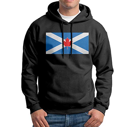 Preisvergleich Produktbild Kanada - Schottland Flagge Mashup Männer Kapuzenpullover Top Fashion Pullover,XXL