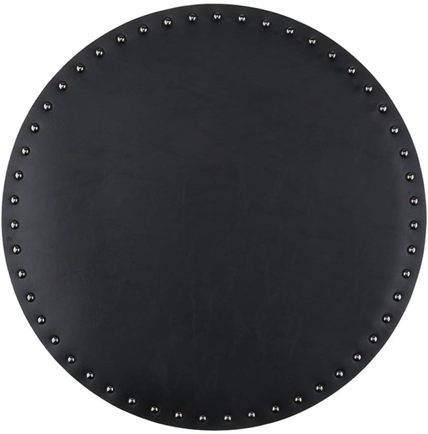Handmade Waterproof Table Mat Thickened Heat Insulation Mat Riveted Round Mat(D)