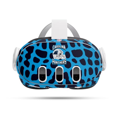 Skin Meta Quest 3 résistant NFL Carolina Panthers protège des rayures