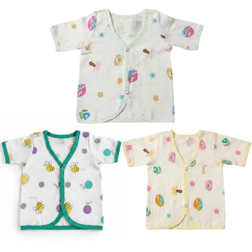 Image of V2M Cotton Jhabla New Born Baby Clothes