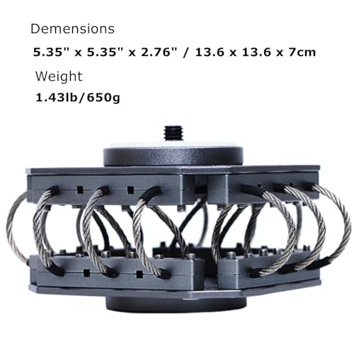 Image of Came-TV Vibration Isolator Wire Mount for DJI RS 4 / RS 4 Pro /RS 3 / RS 3 Pro /RS 3 Mini / RS2 / RSC 2 Gimbal Handheld Stabilizer Payload up to 17.6lb(8kg)