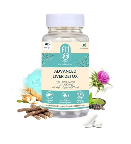 Advanced Liver Detox Supplement | Milk Thistle, TUDCA, NAC, Glutathione, L-Ornithine L-Aspartate, Tr...