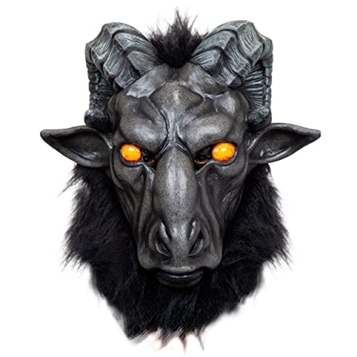 Ghoulish Productions Baphomet Mask - Latex Halloween Mask, One Size, Adult, Devil's Line