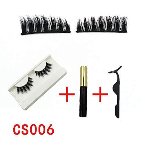 Preisvergleich Produktbild Magnetische Wimpern,3D Magnet Künstliche Wimpern Set,Kein KlebstoffWiederverwendbare Falsche Magnetic Eyelashes