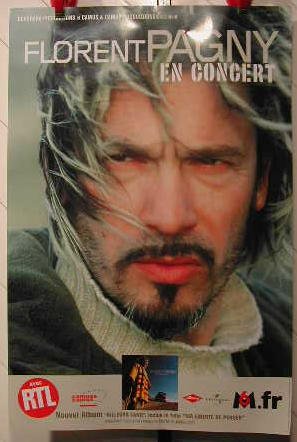 Poster Pagny Florent 40x60cm crée une ambiance musicale unique