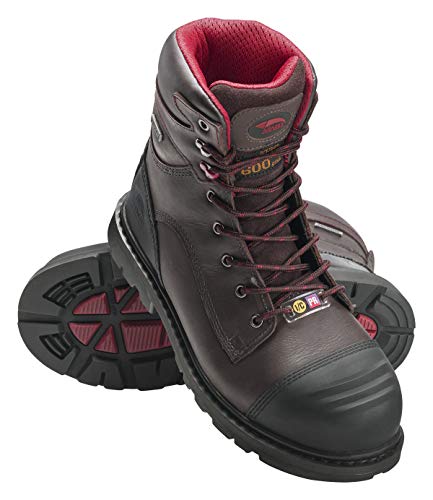 Image of Avenger Work Boots Hammer 8 inch Men's Insulated Waterproof Leather Carbon Toe EH Industrial Work Boots