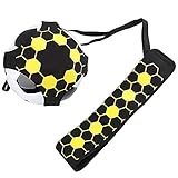 【Diseño Perfecto】El diseño de cordón y cinturón ajustable mantiene al jugador en contacto con la pelota, por lo que la pelota sigue regresando.