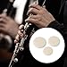 ETFBUY Clarinet Cork Replacement Kit, includes 10 Pcs Natural Clarinet Neck Cork Sheet and 17 Pcs Pads Woodwind Instrument Pads Instrument Accessories Repair Parts