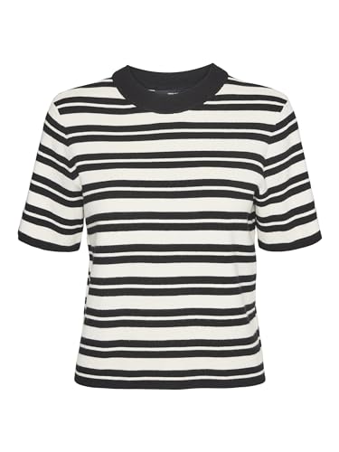 T-Shirt en Tricot VERO MODA Vmgold, Mailles Premium Coupe Fluide Élégante