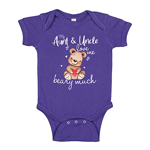 My Aunt and Uncle Love Me Beary Much Baby Bodysuit One Piece Or Toddler Aunt & Uncle Baby Clothes