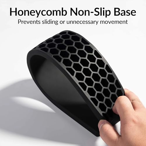 Image of Keychron Silicone Palm Rest for K4 / K4 HE and Lemokey L1 / L1 HE - 14.65 inch Wrist Support for Compact 96% Layout Mechanical Keyboards, Smooth & Ergonomic Typing Comfort - Black