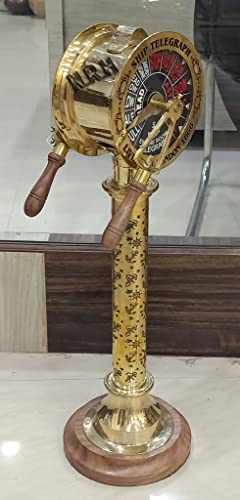 Nautical Antique Ship Engine Brass Finish Telegraph Decorative with Sound Collectible HOME Decor