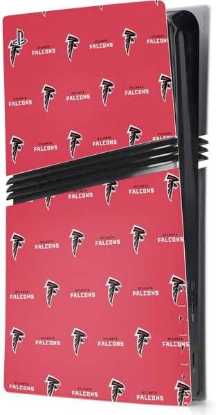 Skinit Decal Gaming Skin Compatible with PS5 Pro Console - Officially Licensed NFL Atlanta Falcons Team Jersey Design
