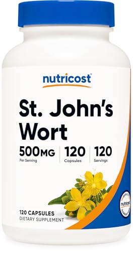 Nutricost St John’s Wort Capsules (500mg) 120...