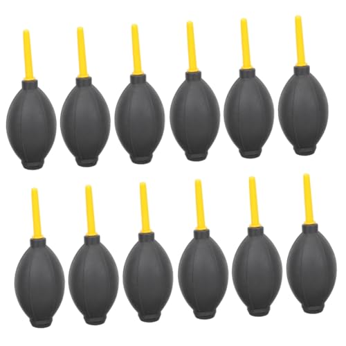 HOMSFOU 4sets Camera Lens Cleaning Camera Cleaner Kit Dryer Electric Duster Mini Duster Air Blower for Cleaning Mini Air Pump Dust Blower Dusters Dust Busters Cordless Lens Blower 3pcs*4