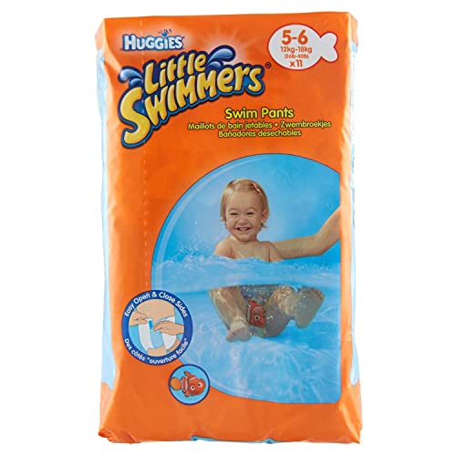 Image of HUGGIES LITTLE SWIMMERS BABY SWIM PANTS 11PC (5-6) (12-18KG)