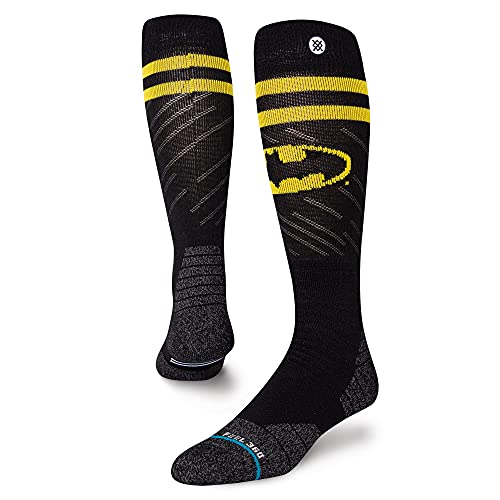 Chaussettes de snow Stance Batman m noires pour le snowboard