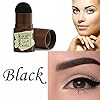 Eyebrow-Stamp-Waterproof-Brow-Stamp-Shaping-Kit-Eyebrow-DefinerWith-24-Reusable-Eyebrow-Stencils-Hairline-Shadow-Powder-Stick-Black-brown Eyebrow Stamp Waterproof, Brow Stamp Shaping Kit Eyebrow Definer,With 24 Reusable Eyebrow Stencils, Hairline Shadow Powder Stick (Black brown)