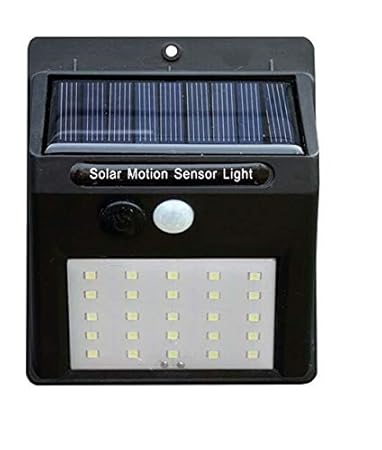 Seven Moon Solar Lights for Home,Garden & Outdoors 25 LED Motion Sensor Street Lights with Upgraded Solar Panel, IP65 Waterproof Solar Powered Lamps for Security