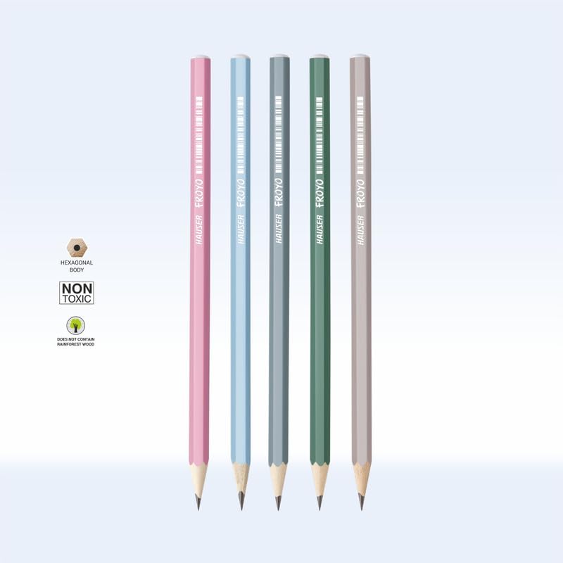 Image of HAUSER ARTZ FROYO WOODEN PENCIL Set - 50 Pcs Multicolor Pencils | Extra Dark Lead for Smooth Writing | Ideal for Kids School Use & Drawing
