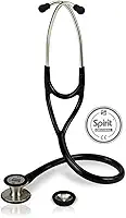 Estetoscópio Cardiológico Spirit Cardiology Adulto e Pediátrico - Preto