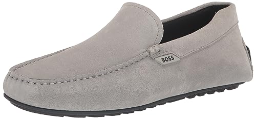 BOSS Men's Noel Suede Leather Moccasin Loafer