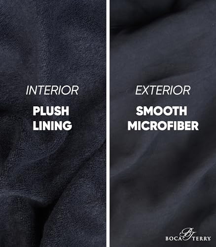 Image of Men's Luxury Hotel Robe by Boca Terry, Microfiber Spa & Resort Bath Robe