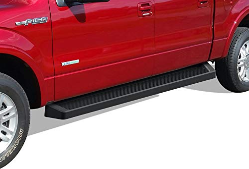 Estribos negros APS 6in para Ford F150 SuperCrew 09-14 miniatura 4