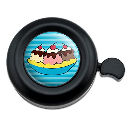 GRAPHICS & MORE Banana Split Ice Cream Dessert Bicycle Handlebar Bike Bell